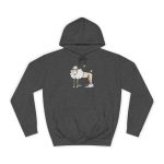 Sudadera universitaria - Gris marengo - Camiseta Tondra: una oveja entre nubes Sudadera universitaria - Gris marengo - Camiseta Tondra: una oveja entre nubes