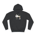 Sudadera universitaria - Negro azabache - Camiseta Tondra: una oveja entre nubes Sudadera universitaria - Negro azabache - Camiseta Tondra: una oveja entre nubes