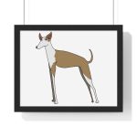 Poster enmarcado horizontal - Negro - Camiseta Ca eivissenc
