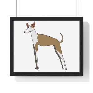 Poster enmarcado horizontal - Negro - Camiseta Ca eivissenc