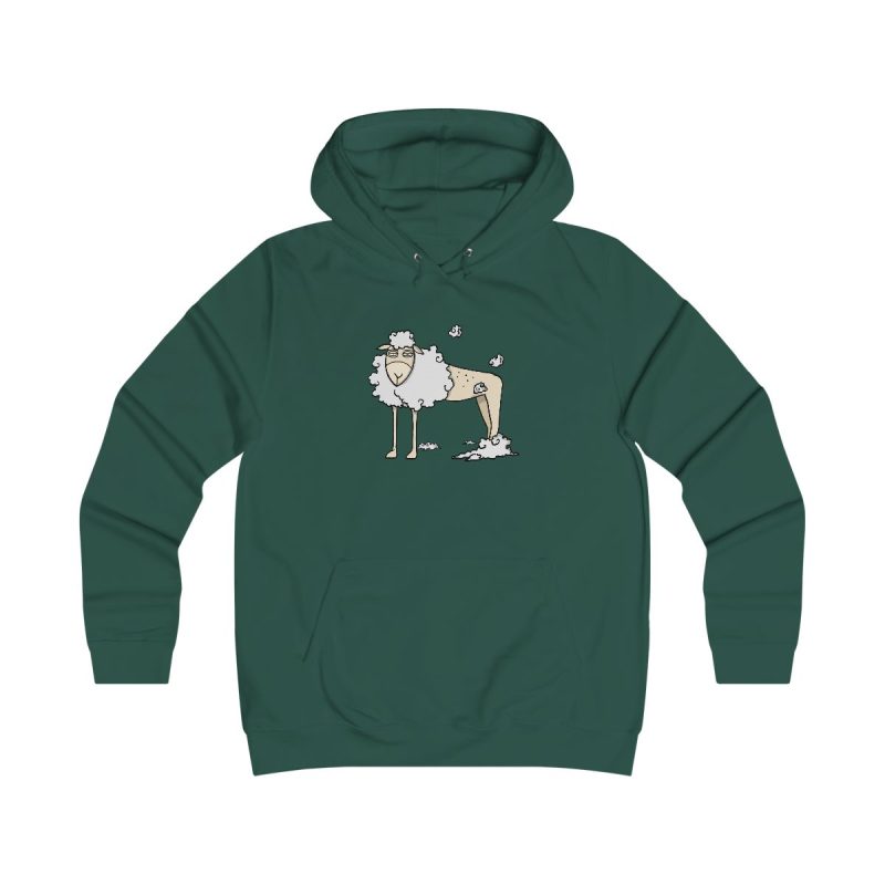 Sudadera universitaria mujer - Verde botella - Camiseta Tondra: una oveja entre nubes Sudadera universitaria mujer - Verde botella - Camiseta Tondra: una oveja entre nubes