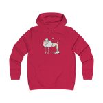 Sudadera universitaria mujer - Rojo fuego - Camiseta Tondra: una oveja entre nubes Sudadera universitaria mujer - Rojo fuego - Camiseta Tondra: una oveja entre nubes