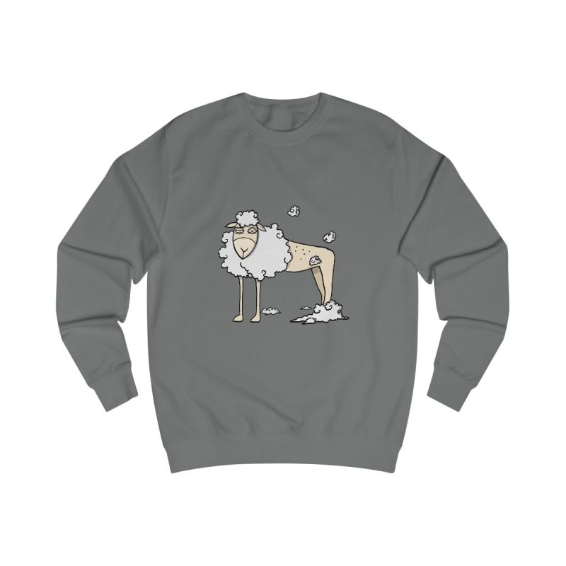 Sudadera clasica - Gris acero - Camiseta Tondra: una oveja entre nubes