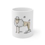 Taza de ceramica - Camiseta Tondra: una oveja entre nubes