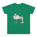 Camiseta hombre punto liso - Verde Kelly - Camiseta Tondra: una oveja entre nubes