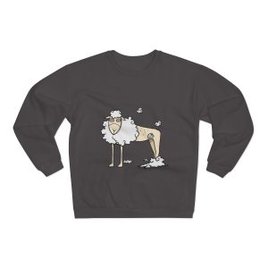 Sudadera cuello redondo premium - Antracita - Camiseta Tondra: una oveja entre nubes