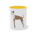 Taza bicolor - Amarillo dorado - Camiseta Ca eivissenc