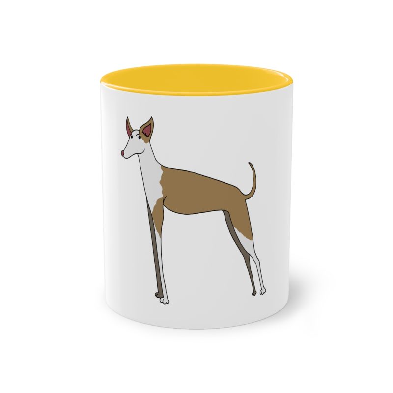 Taza bicolor - Amarillo dorado - Camiseta Ca eivissenc