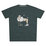Camiseta hombre corte moderno - Gris marengo - Camiseta Tondra: una oveja entre nubes Camiseta hombre corte moderno - Gris marengo - Camiseta Tondra: una oveja entre nubes
