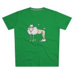 Camiseta hombre corte moderno - Verde Kelly - Camiseta Tondra: una oveja entre nubes Camiseta hombre corte moderno - Verde Kelly - Camiseta Tondra: una oveja entre nubes