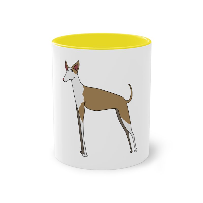 Taza bicolor - Amarillo - Camiseta Ca eivissenc