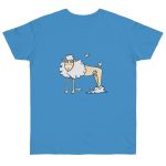 Camiseta punto liso - Azul celeste - Camiseta Tondra: una oveja entre nubes Camiseta punto liso - Azul celeste - Camiseta Tondra: una oveja entre nubes