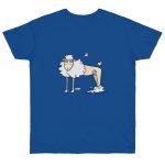 Camiseta punto liso - Azul royal intenso - Camiseta Tondra: una oveja entre nubes Camiseta punto liso - Azul royal intenso - Camiseta Tondra: una oveja entre nubes