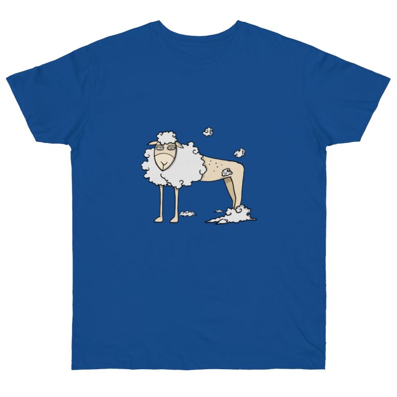 Camiseta punto liso - Azul royal intenso - Camiseta Tondra: una oveja entre nubes