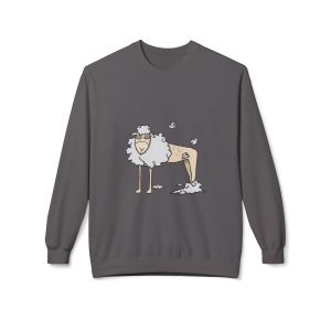 Sudadera Softstyle cuello redondo - Gris marengo - Camiseta Tondra: una oveja entre nubes