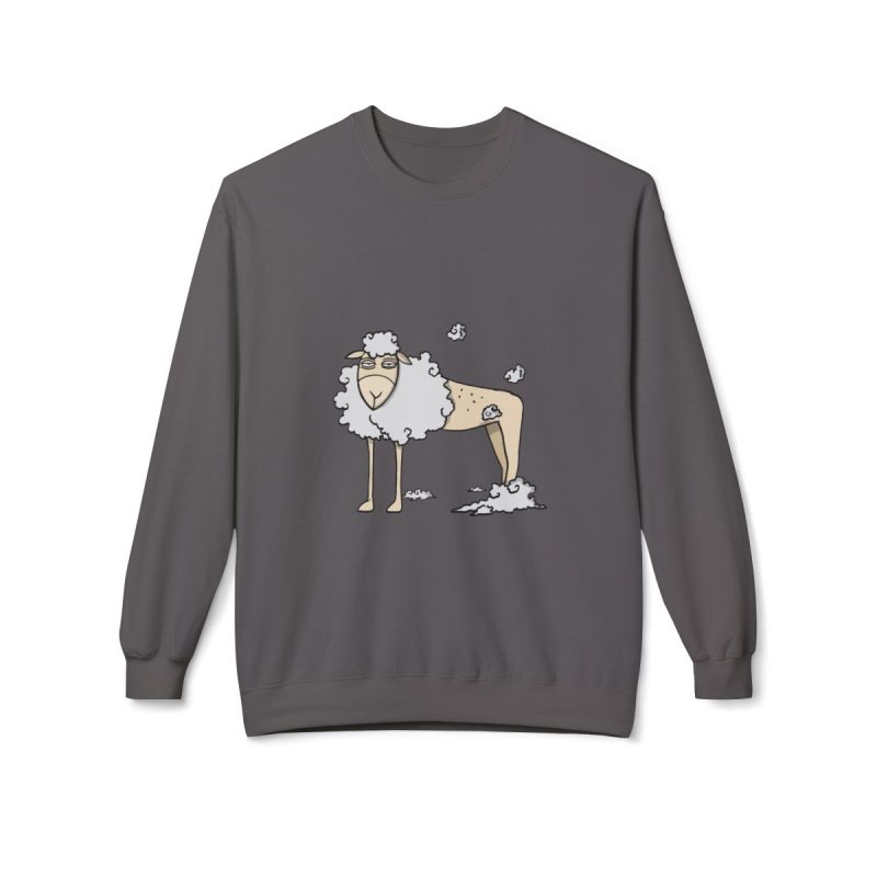 Sudadera Softstyle cuello redondo - Gris marengo - Camiseta Tondra: una oveja entre nubes Sudadera Softstyle cuello redondo - Gris marengo - Camiseta Tondra: una oveja entre nubes