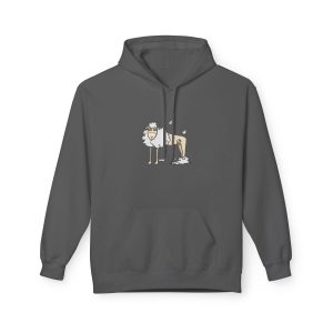 Sudadera Softstyle con capucha - Gris marengo - Camiseta Tondra: una oveja entre nubes