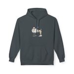Sudadera Softstyle con capucha - Gris oscuro jaspeado - Camiseta Tondra: una oveja entre nubes