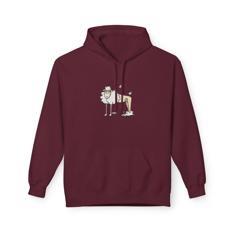 Sudadera Softstyle con capucha - Granate - Camiseta Tondra: una oveja entre nubes