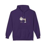 Sudadera Softstyle con capucha - Morado - Camiseta Tondra: una oveja entre nubes