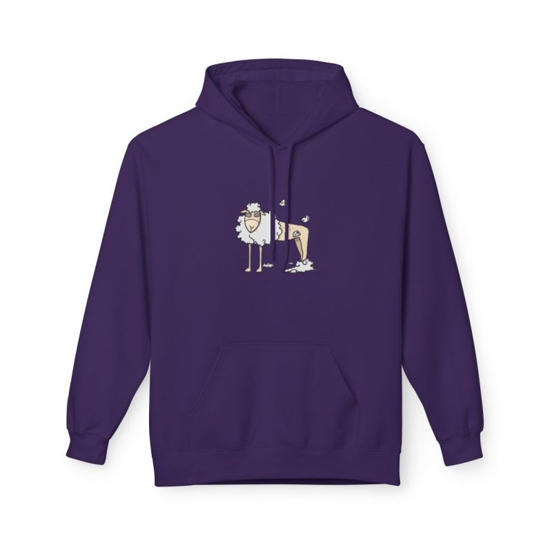 Sudadera Softstyle con capucha - Morado - Camiseta Tondra: una oveja entre nubes