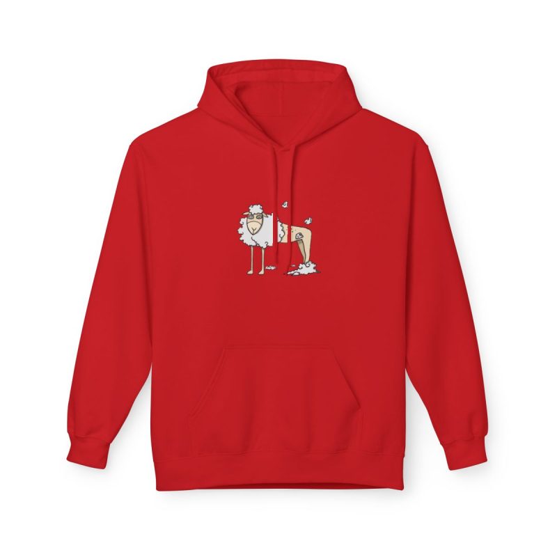 Sudadera Softstyle con capucha - Rojo - Camiseta Tondra: una oveja entre nubes