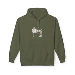 Sudadera Softstyle con capucha - Verde militar - Camiseta Tondra: una oveja entre nubes