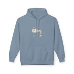 Sudadera Softstyle con capucha - Azul piedra - Camiseta Tondra: una oveja entre nubes