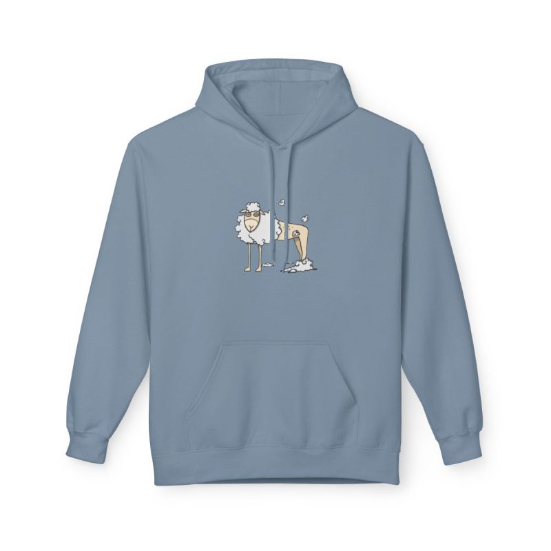 Sudadera Softstyle con capucha - Azul piedra - Camiseta Tondra: una oveja entre nubes