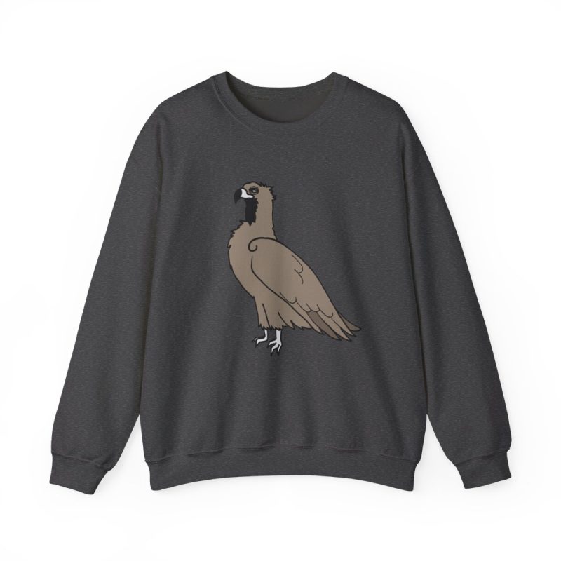 Sudadera cuello redondo - Gris oscuro jaspeado - Voltor