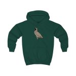 Sudadera con capucha infantil - Verde botella - Voltor