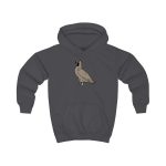 Sudadera con capucha infantil - Gris marengo - Voltor