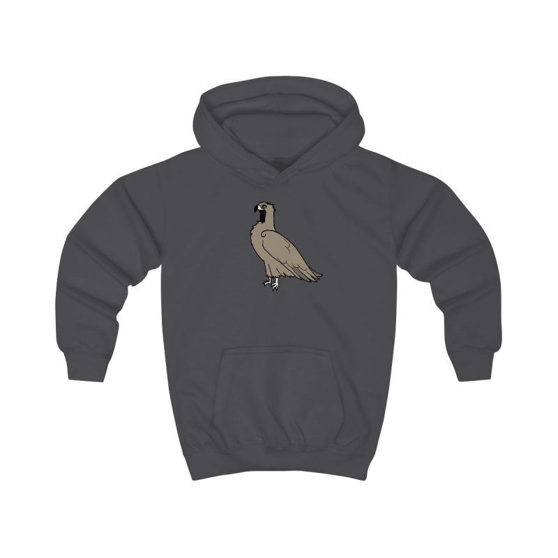 Sudadera con capucha infantil - Gris marengo - Voltor