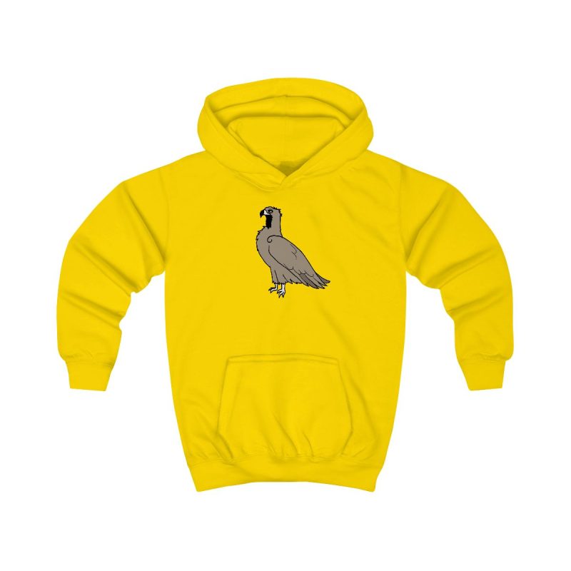 Sudadera con capucha infantil - Amarillo sol - Voltor