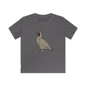 Camiseta infantil Softstyle - Gris marengo - Voltor