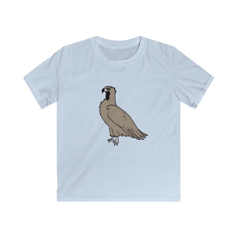Camiseta infantil Softstyle - Azul claro - Voltor