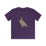Camiseta infantil Softstyle - Morado - Voltor