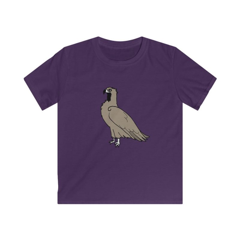Camiseta infantil Softstyle - Morado - Voltor