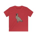 Camiseta infantil Softstyle - Rojo - Voltor