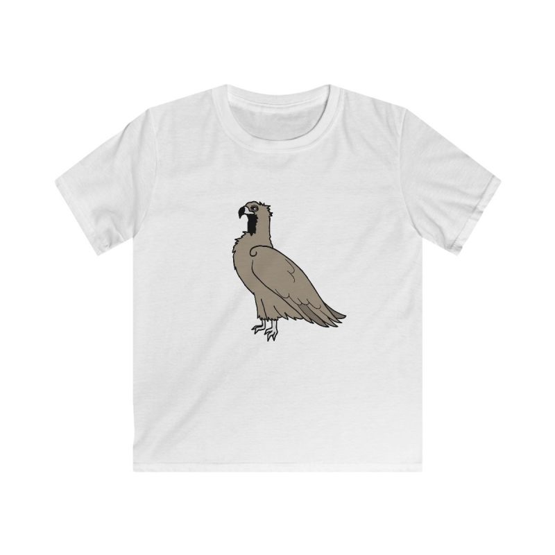 Camiseta infantil Softstyle - Blanco - Voltor