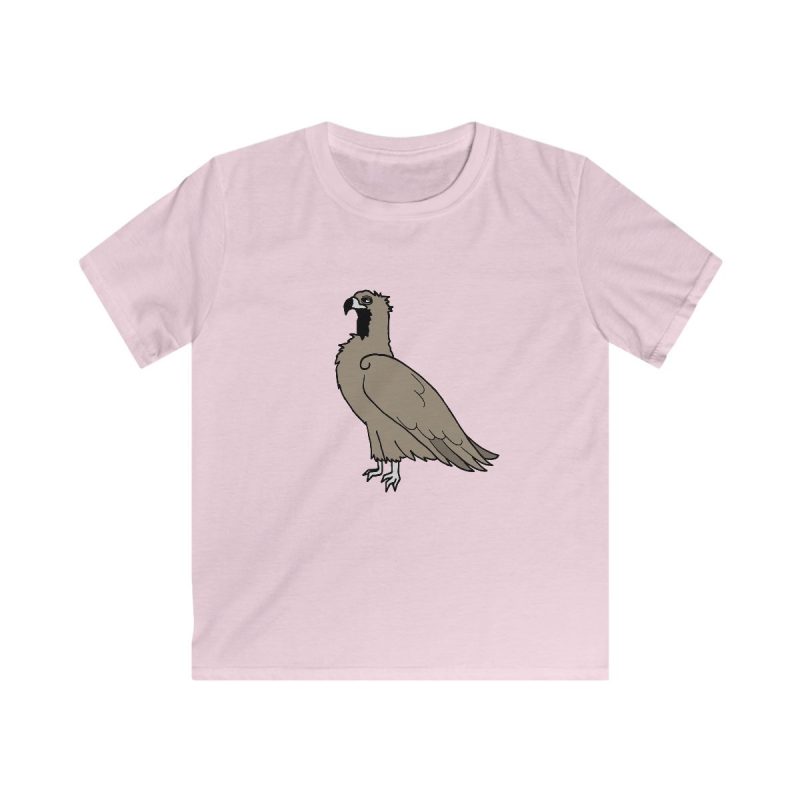 Camiseta infantil Softstyle - Rosa claro - Voltor
