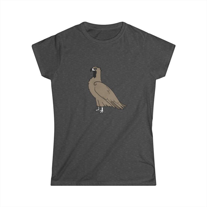 Camiseta mujer Softstyle - Gris oscuro jaspeado - Voltor