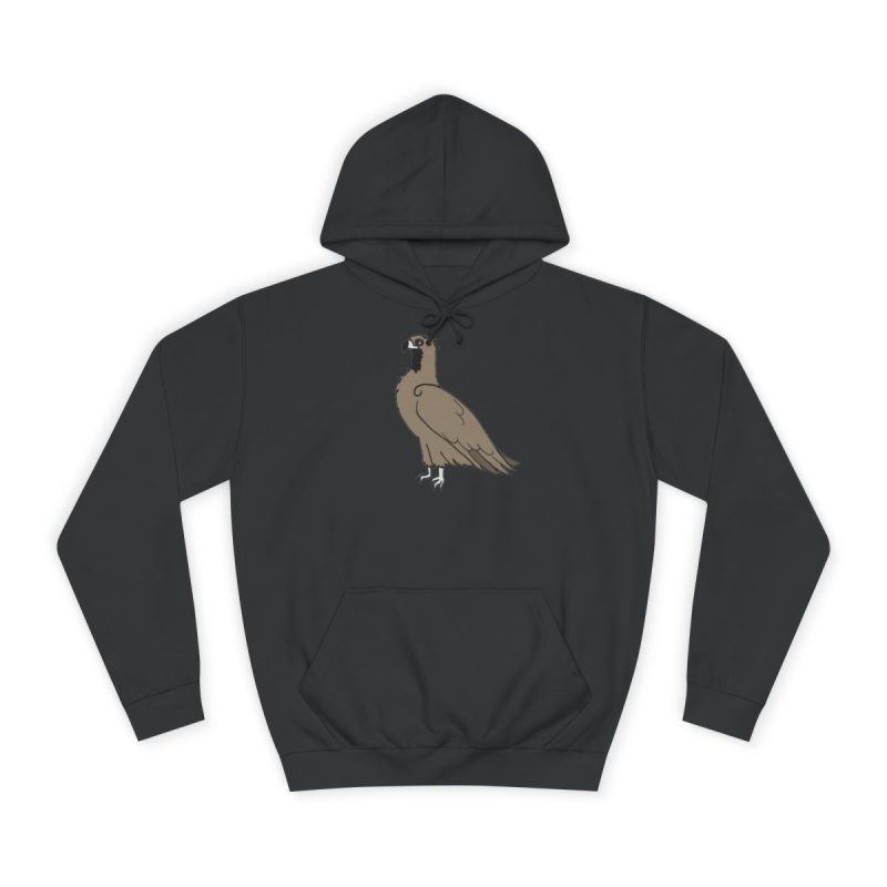 Sudadera universitaria - Negro azabache - Voltor