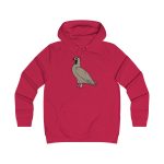 Sudadera universitaria mujer - Rojo fuego - Voltor