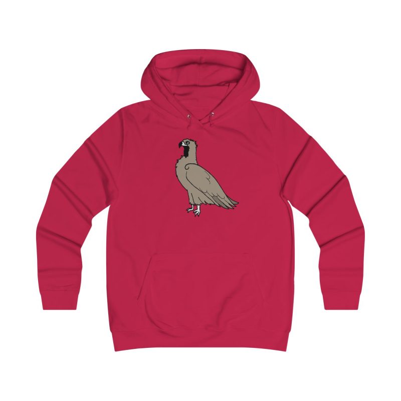 Sudadera universitaria mujer - Rojo fuego - Voltor