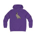 Sudadera universitaria mujer - Morado - Voltor
