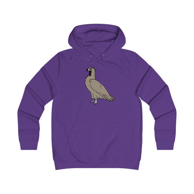 Sudadera universitaria mujer - Morado - Voltor
