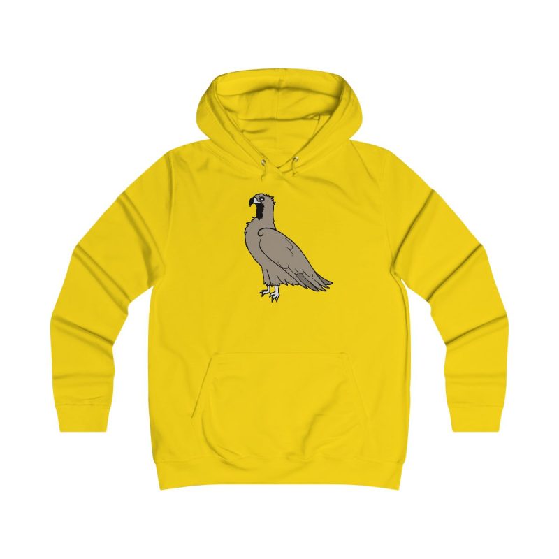 Sudadera universitaria mujer - Amarillo sol - Voltor