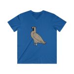 Camiseta hombre entallada cuello de pico - Azul royal - Voltor Camiseta hombre entallada cuello de pico - Azul royal - Voltor
