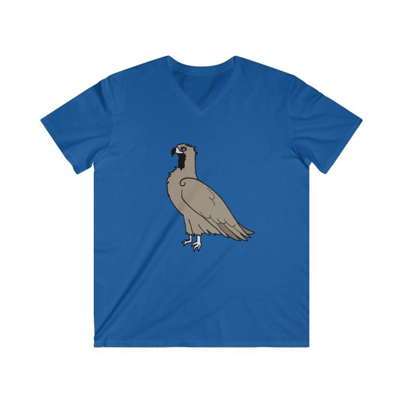 Camiseta hombre entallada cuello de pico - Azul royal - Voltor Camiseta hombre entallada cuello de pico - Azul royal - Voltor